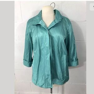 Renfrew Collection Aqua Jacket Size 10 3/4Sleeve